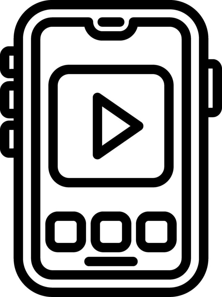 Play Button Media Control vector