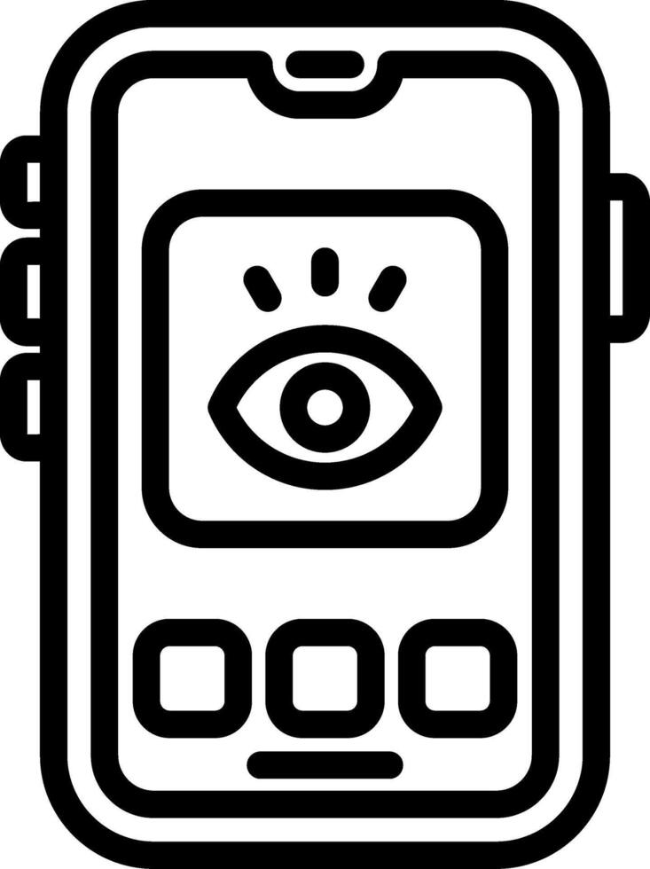 View Mode Smartphone Layout vector