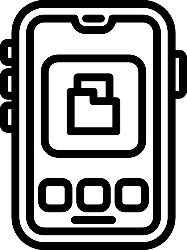 Folder Directory Storage Icon vector