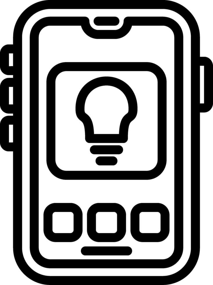 Creative Idea Bulb Icon vector