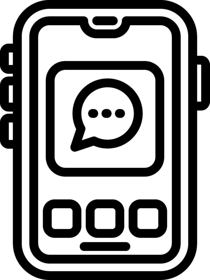 Live Chat Messaging Icon vector
