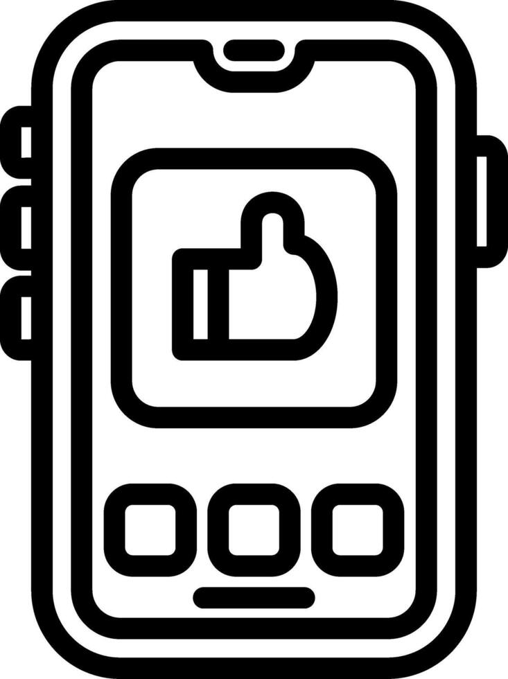 Like Thumbs Up Icon vector
