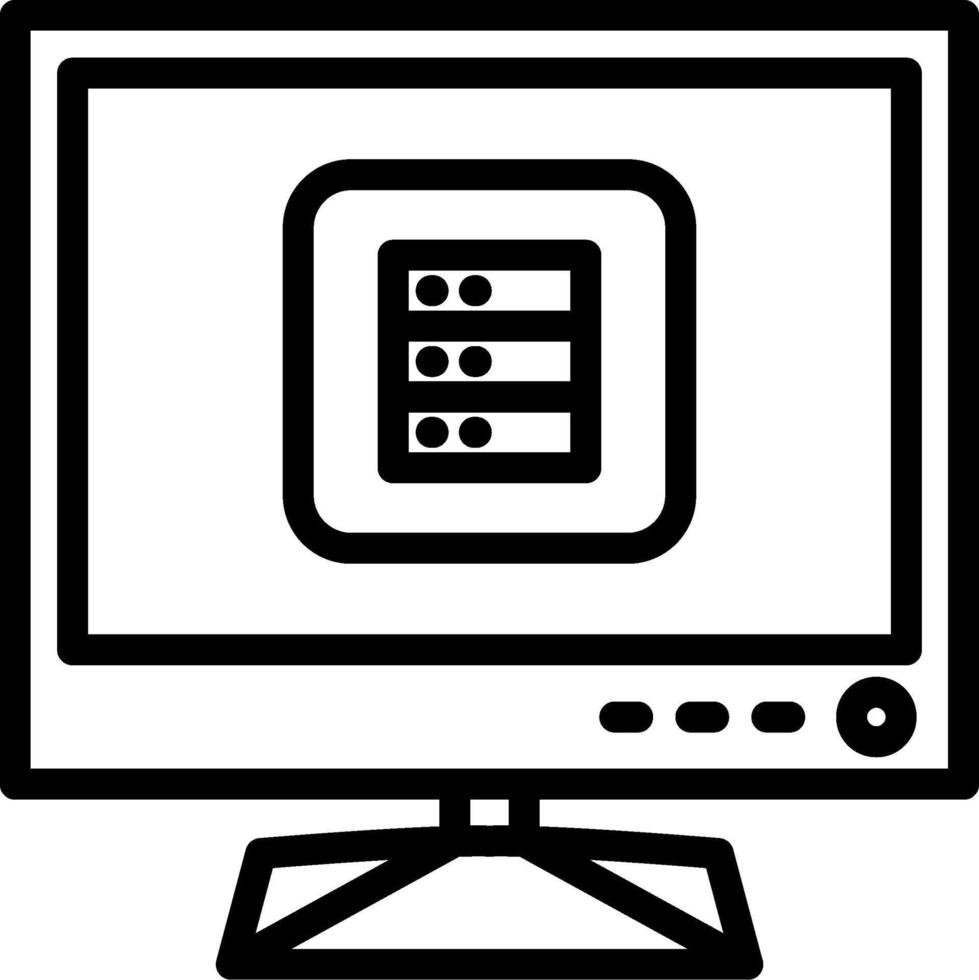 Database storage in smart tv system vector