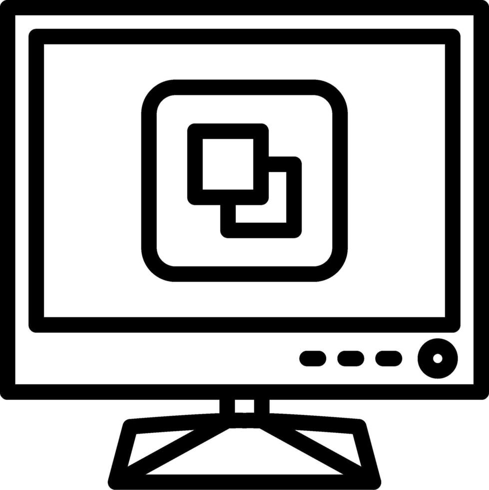 Copy on Smart Tv vector