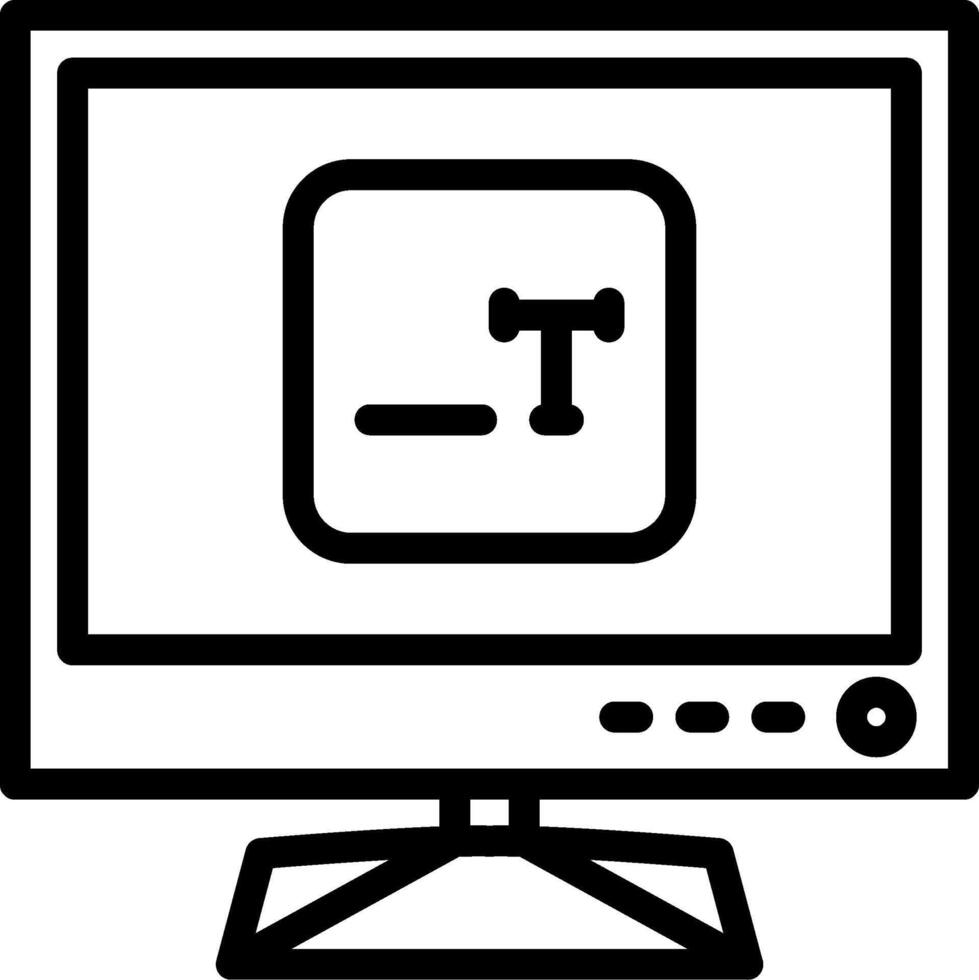 Smart tv virtual keyboard typing vector