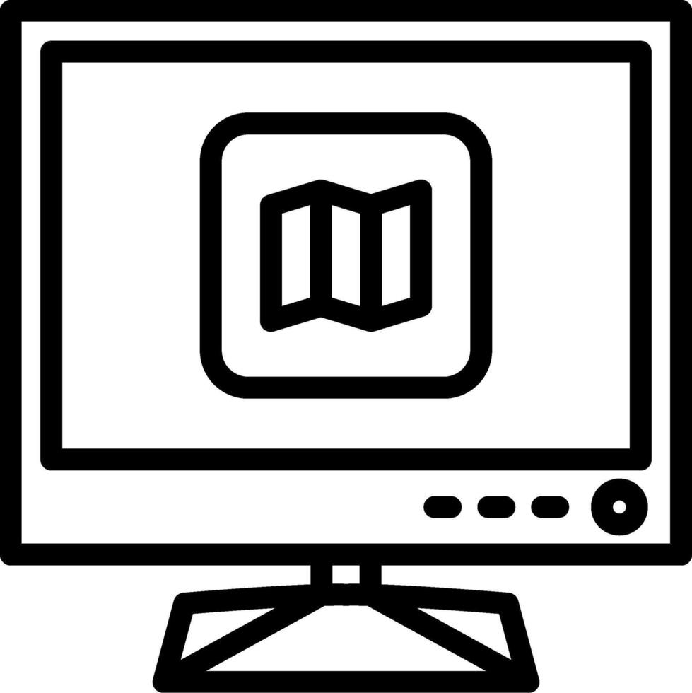 Smart tv interactive map feature vector