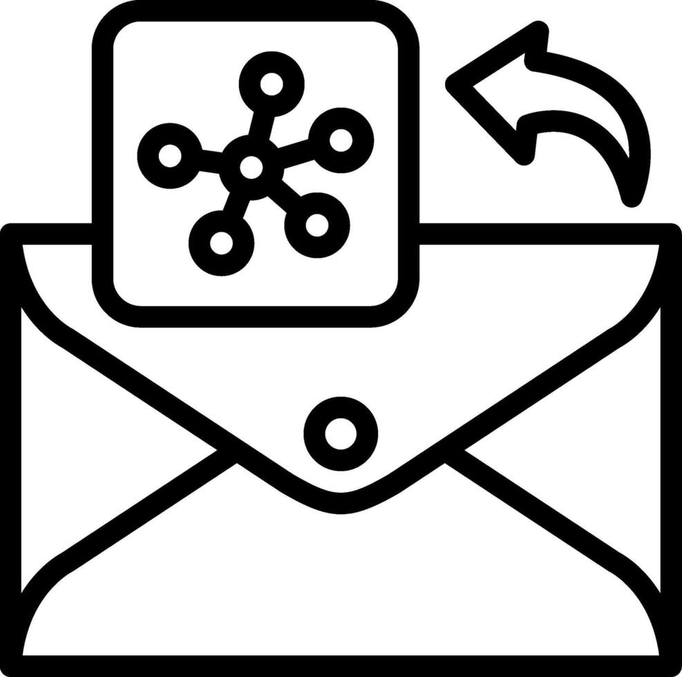 Connect to Email Network Securely vector