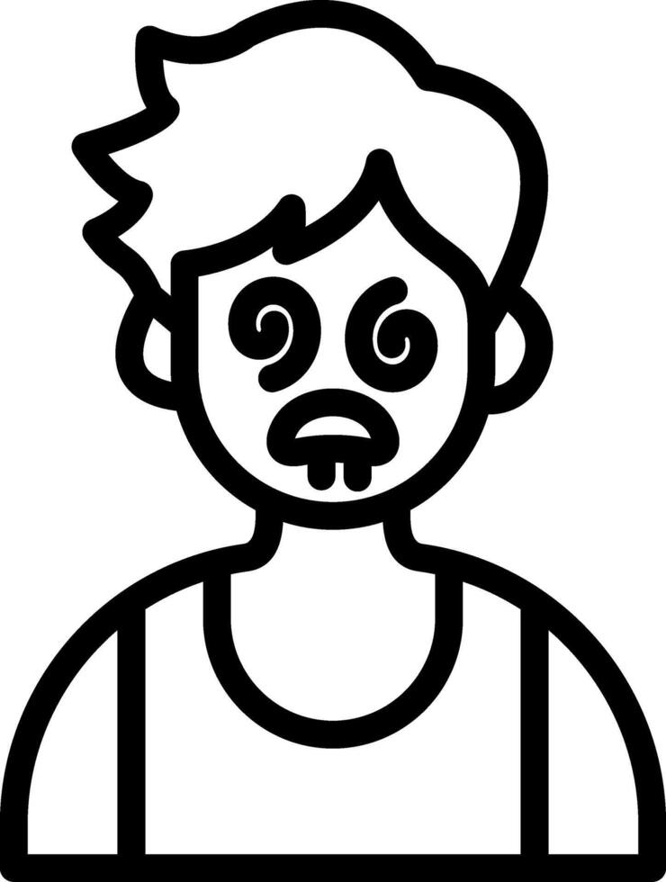 Dazed Cute Boy Confused Look vector