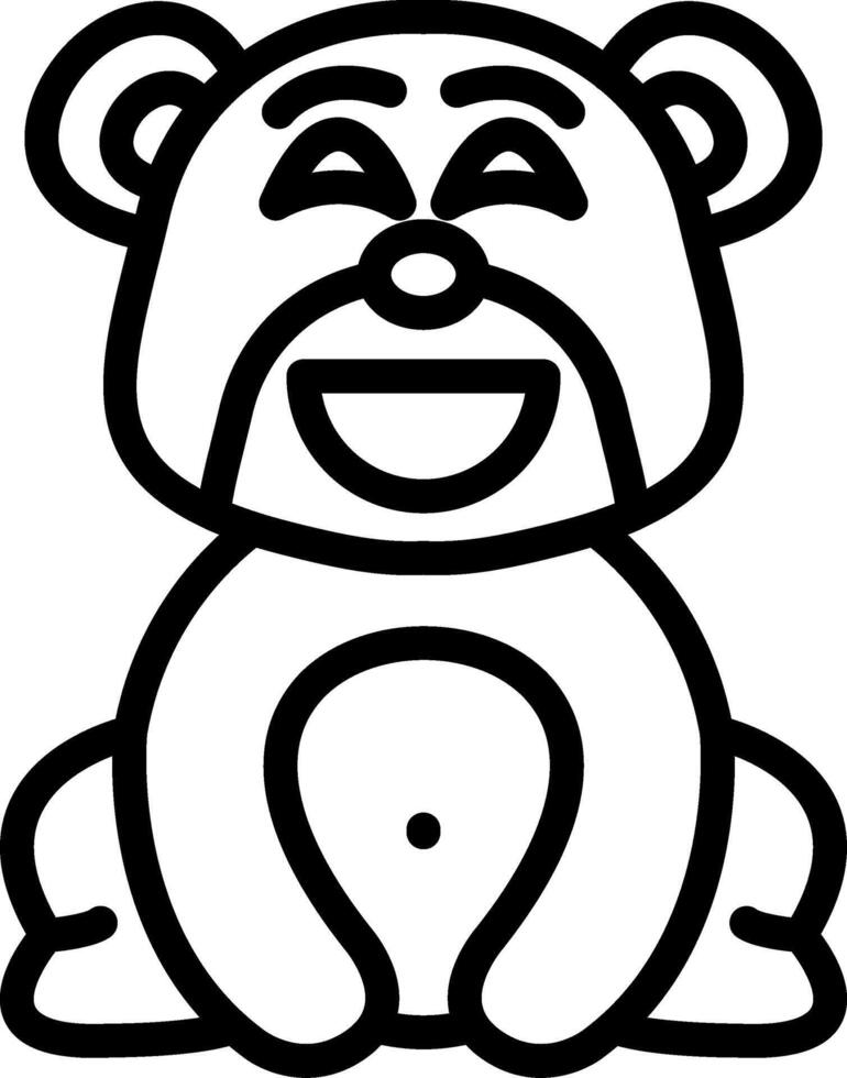 Happy Bear Smiling Face vector