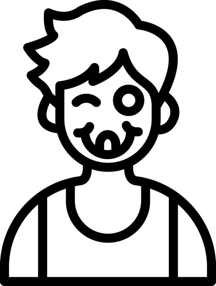 Yummy Expression Cute Boy Emoji vector