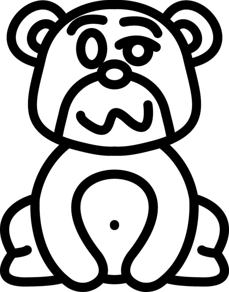 Drunk Bear Staggered Look vector