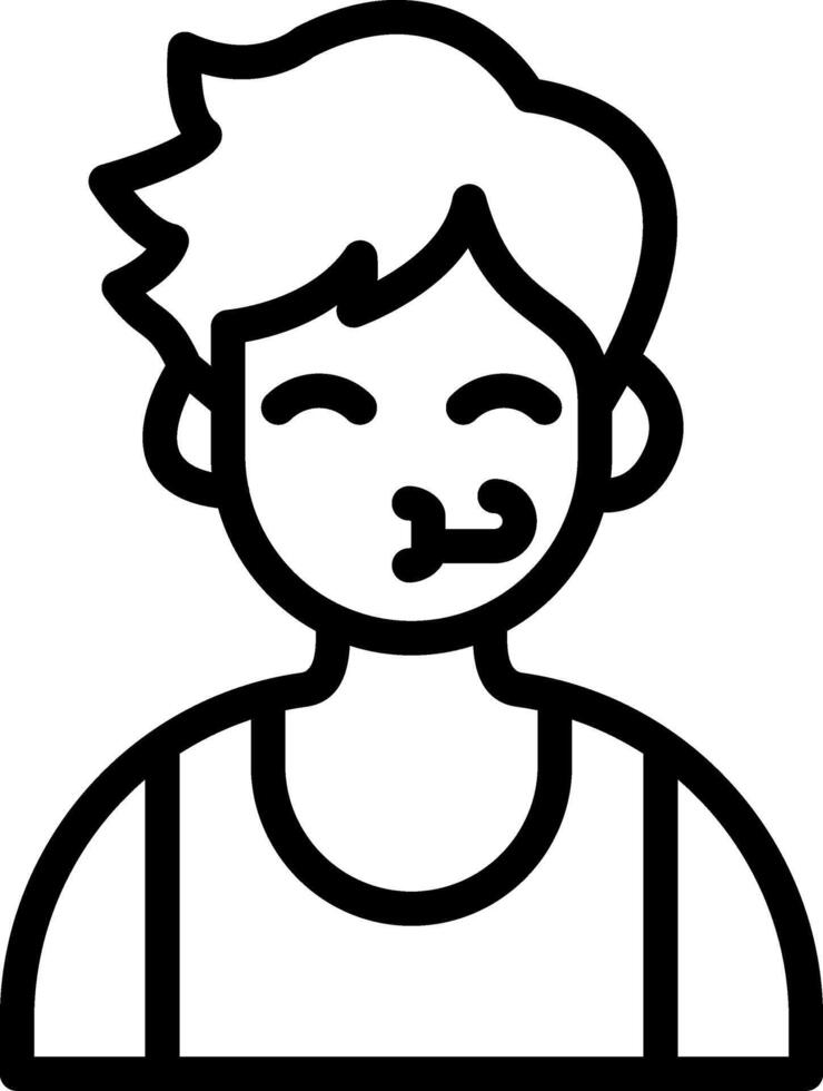 Congratulating Cute Boy Celebration Face vector