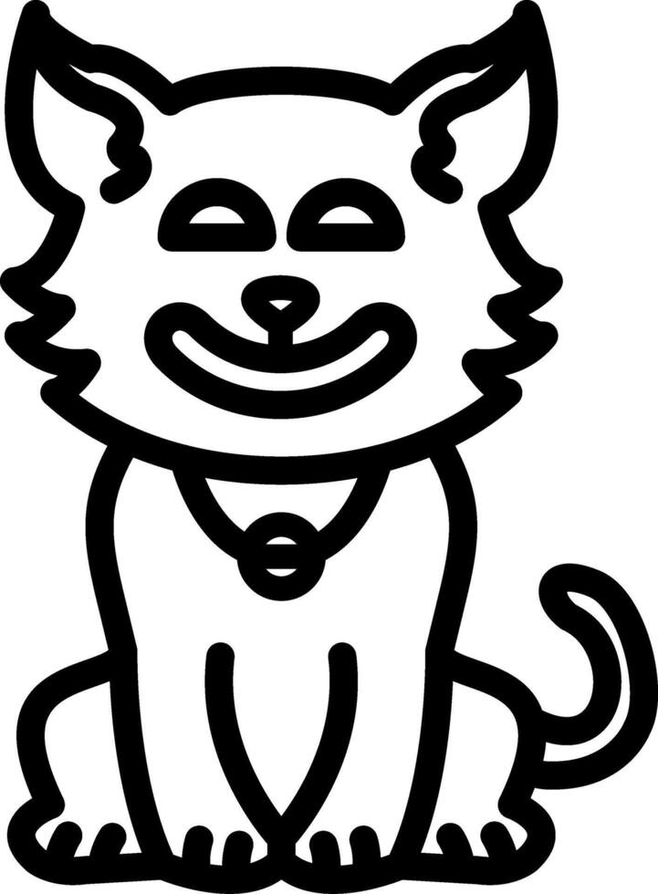 Clown Makeup Cat Illustration vector