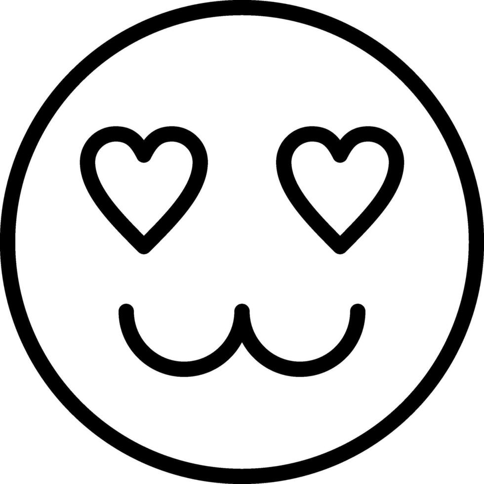 In Love Romantic Smile Icon vector
