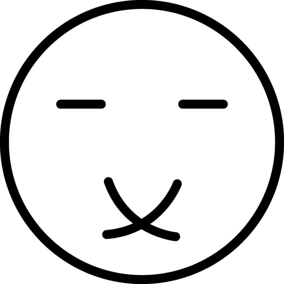 Muted Face With Cross Mouth vector