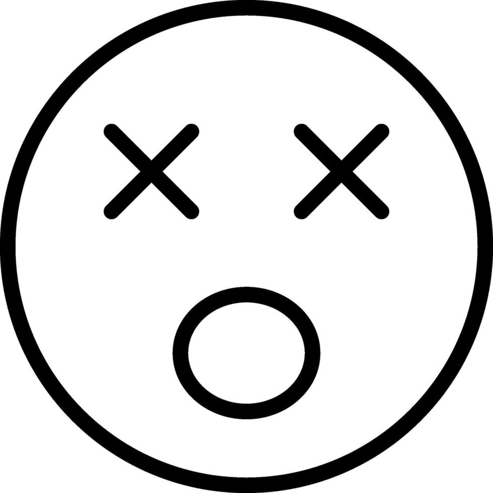 Dizzy Face With Spiral Eyes vector