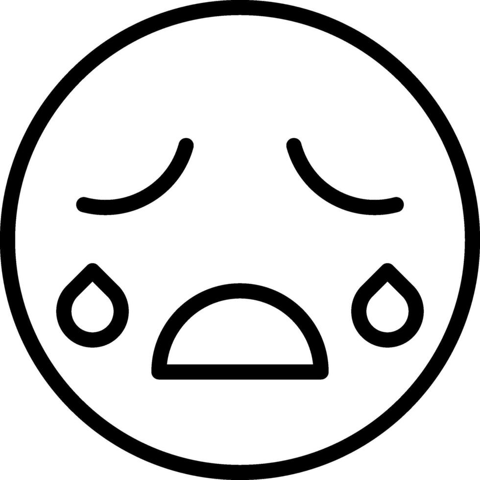 Sweating Face Heat Expression vector