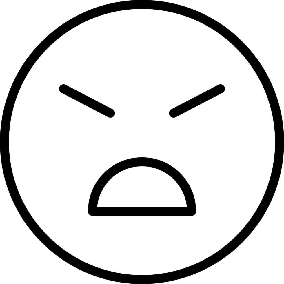 Persevering Face Tired Look vector