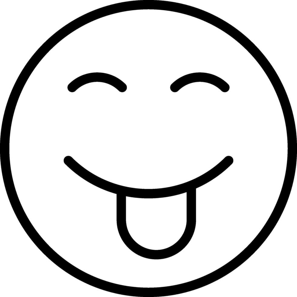 Sweet Face With Shy Smile vector