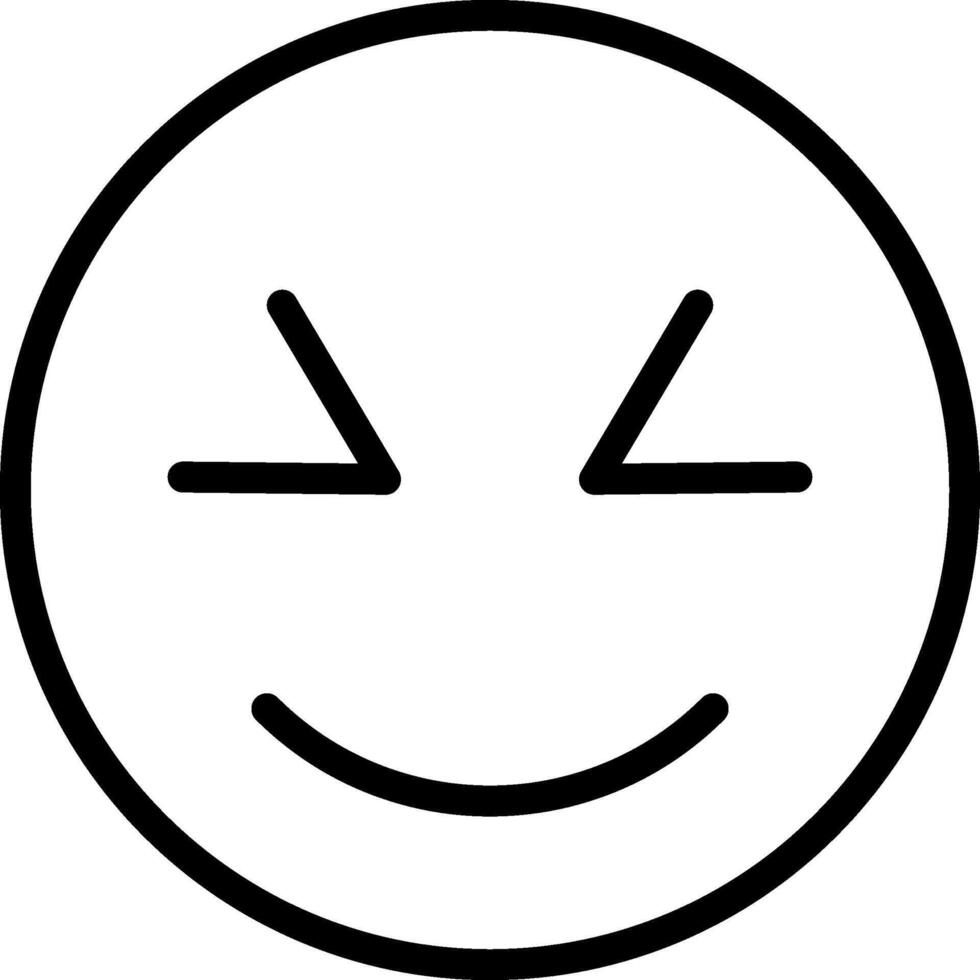 Cute Face With Sweet Smile vector