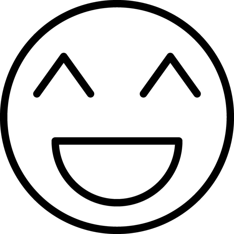 Haha Face With Laughing Eyes vector
