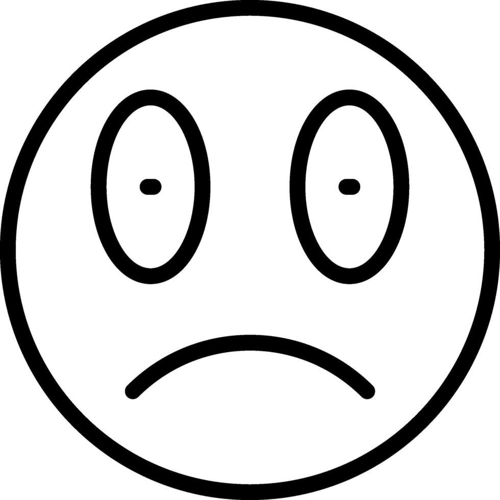 Flushed Face With Red Cheeks vector