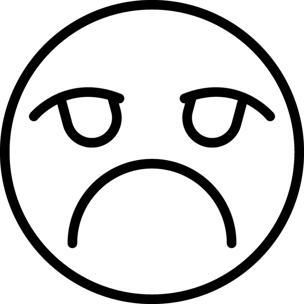 Pouting Face Angry Lips Emoji vector
