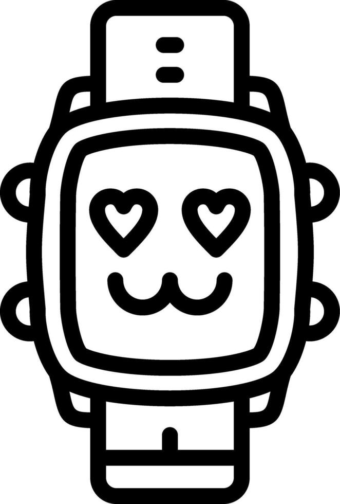 In Love Watch Dial Style vector