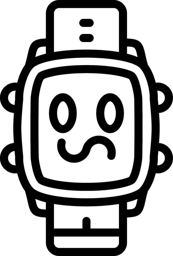 Confused Face Watch Dial Look vector