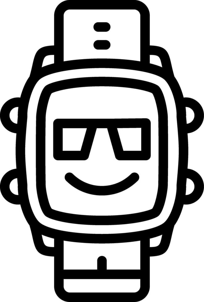 Cool Face Stylish Watch Dial vector