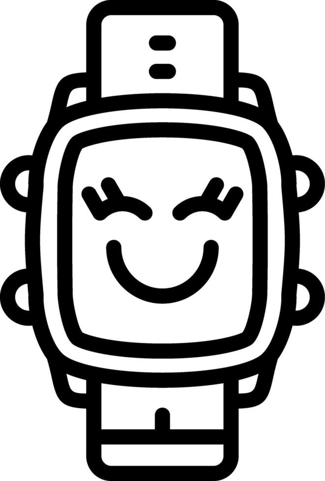 Happiness Mood Watch Dial Display vector