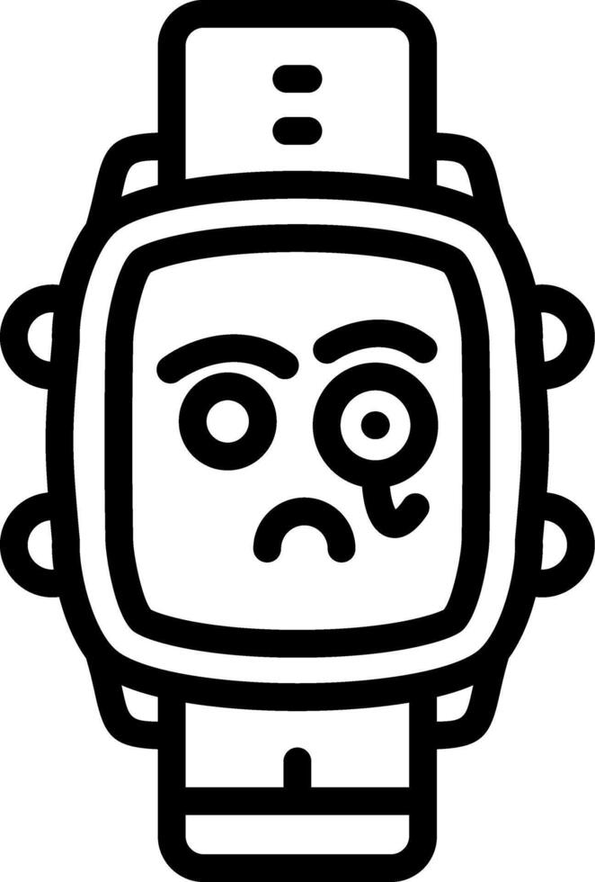 Detective Mood Watch Dial Style vector