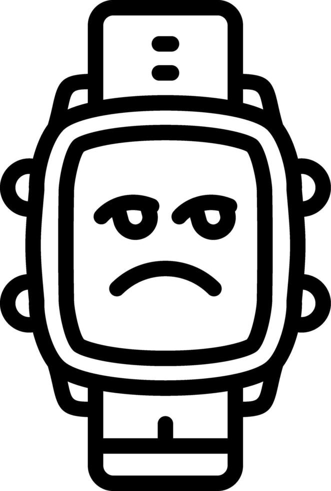 Unamused Face Watch Dial Style vector