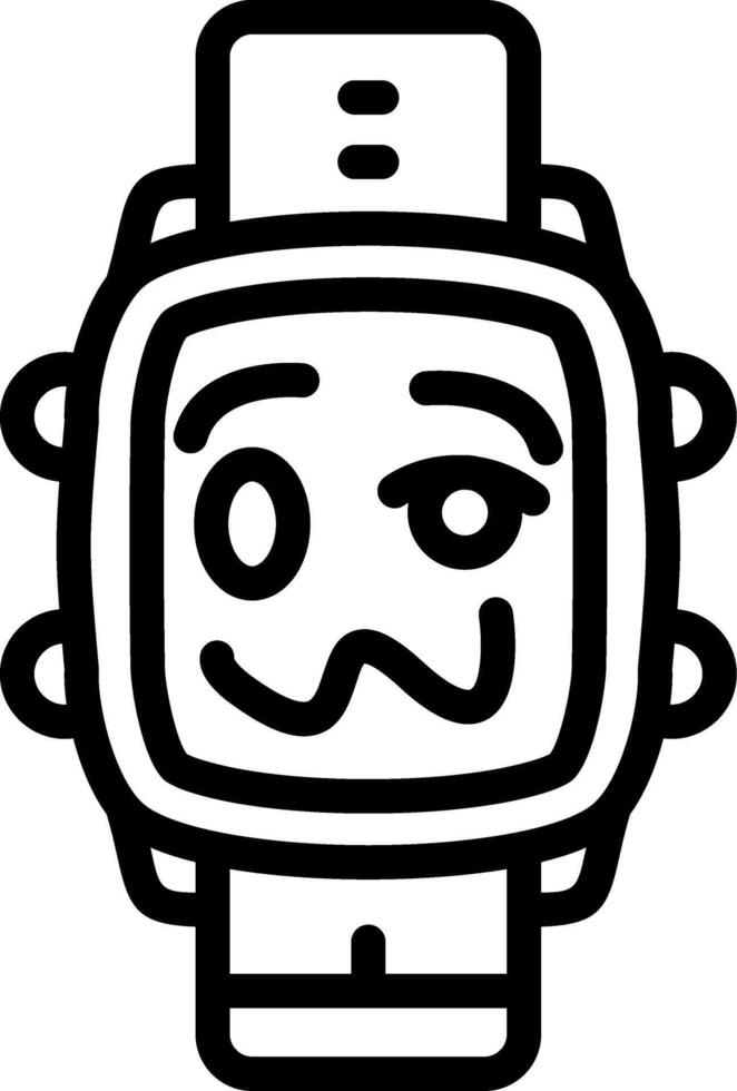 Drunk Mood Watch Dial Humor vector