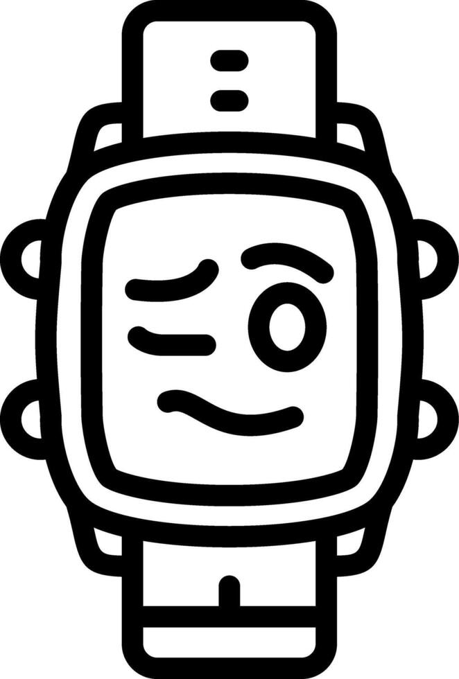 Woozy Expression Watch Dial Humor vector