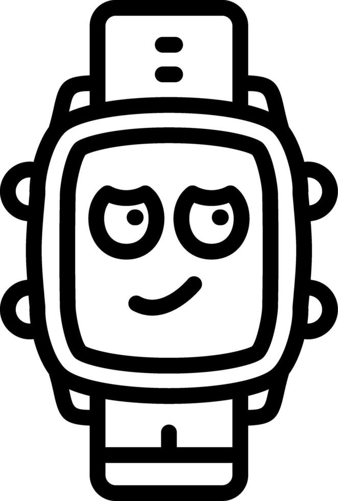 Rolling Eyes Watch Dial Humor vector