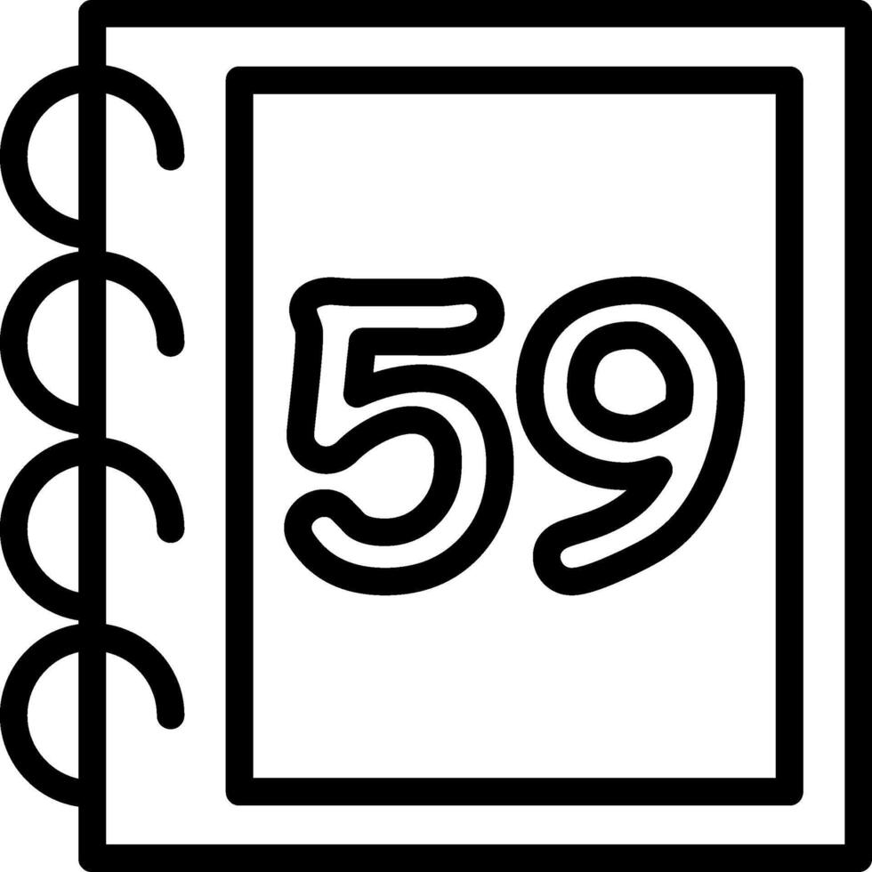Fifty Nine Kids Count Illustration vector