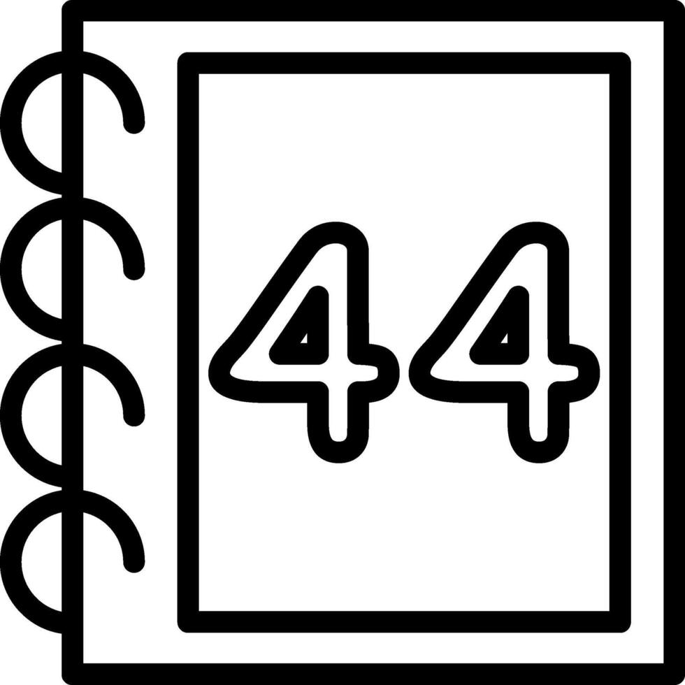 Forty Four Fun Kids Math vector