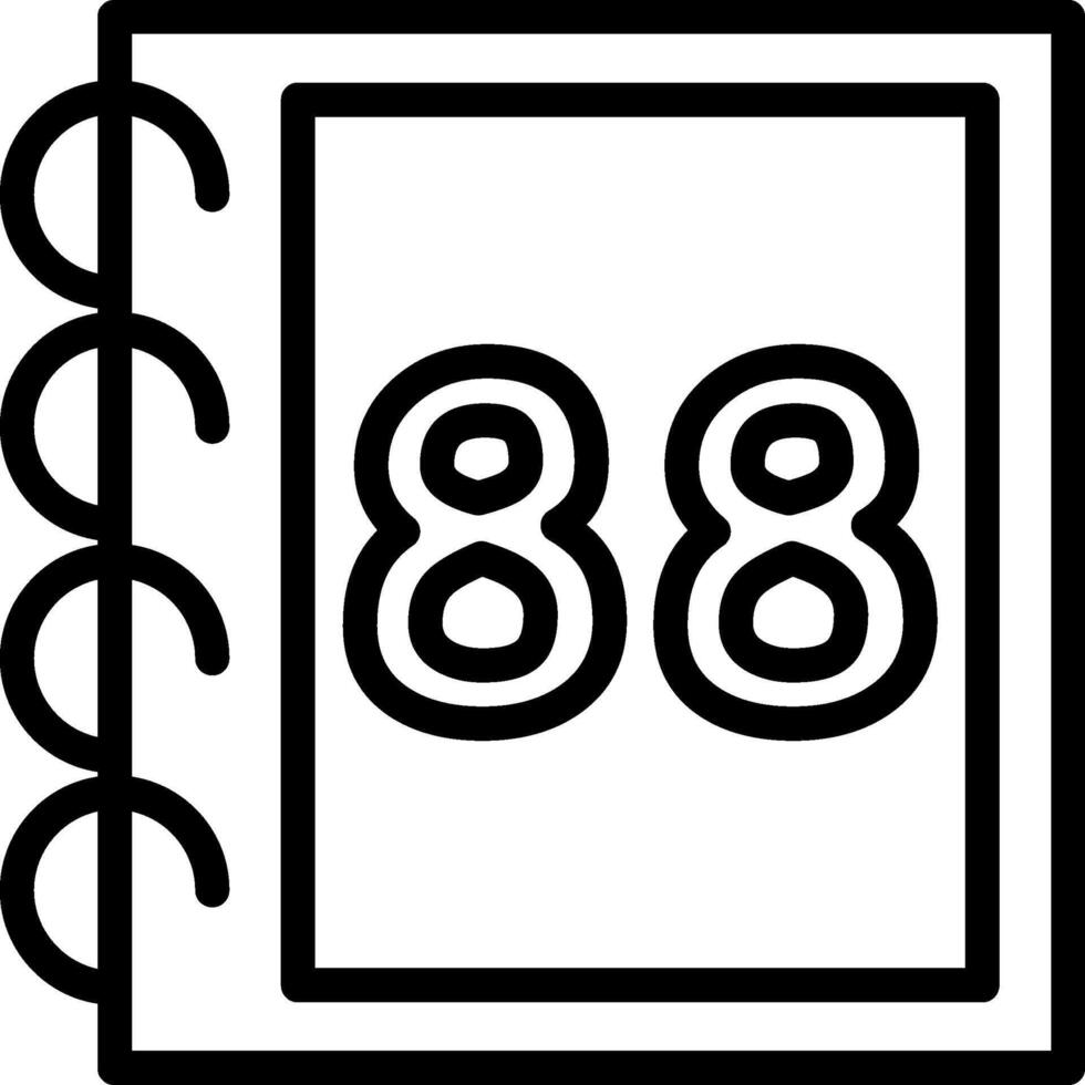 Eighty Eight Preschool Fun Math vector
