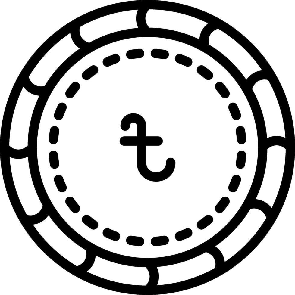 Bangladeshi Taka Coin Design Art vector