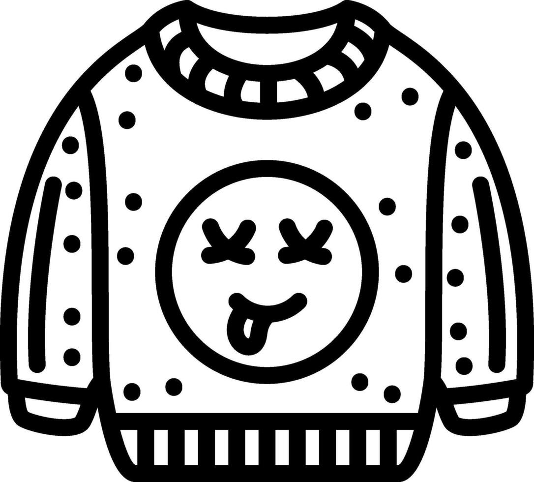 Dead Face Meme Sweatshirt vector