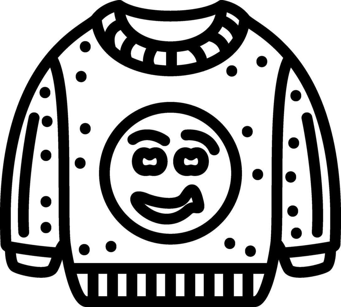 Grinning Face Happy Sweatshirt vector