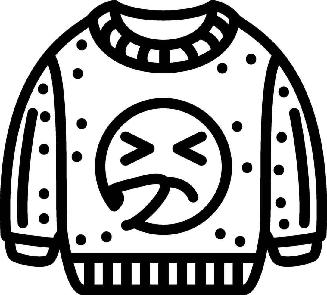 Sneezing Face Mask Sweatshirt vector