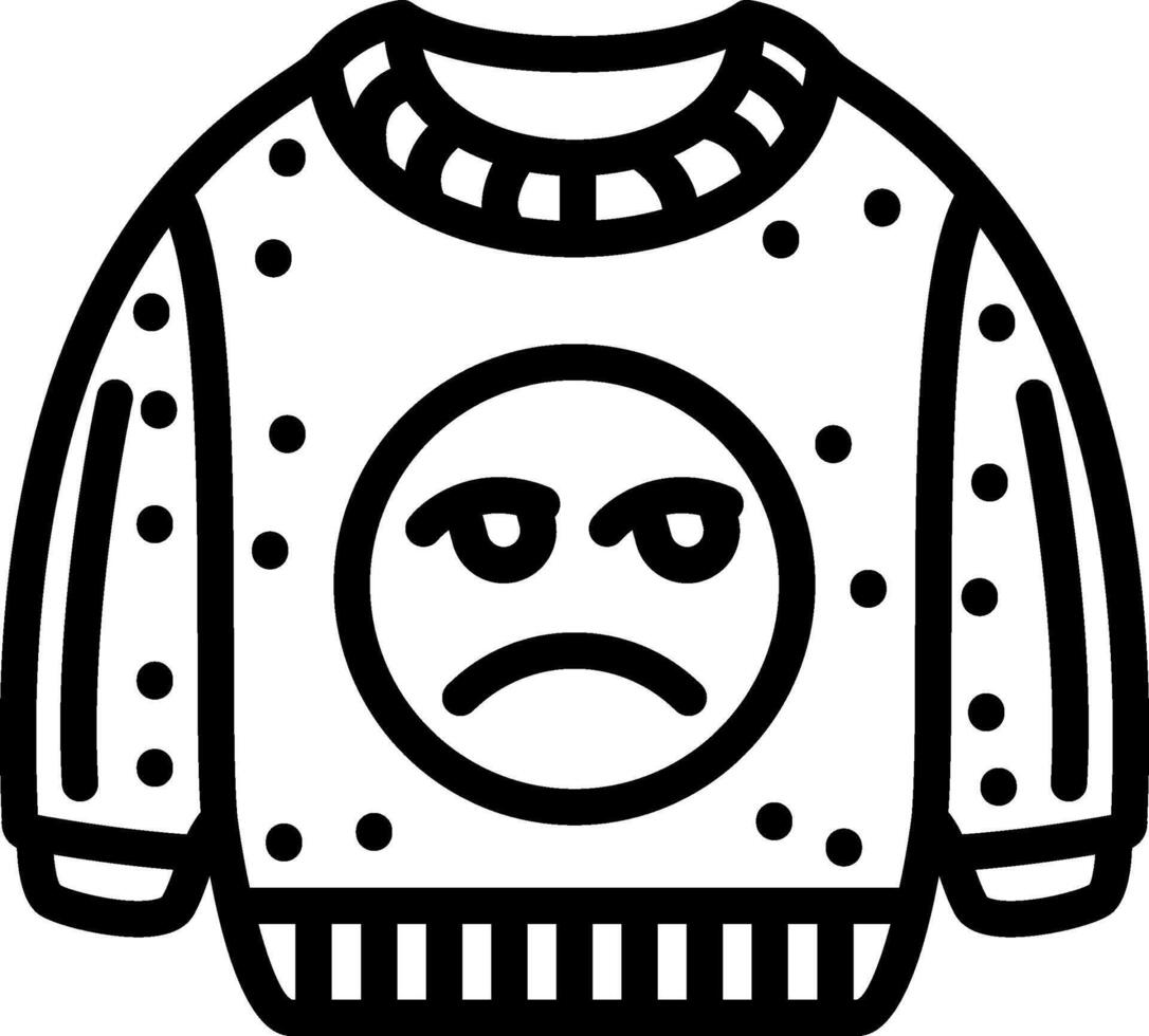 Unamused Bored Emoji Sweatshirt vector