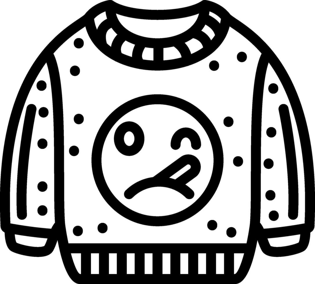 Thermometer Sick Emoji Sweatshirt vector