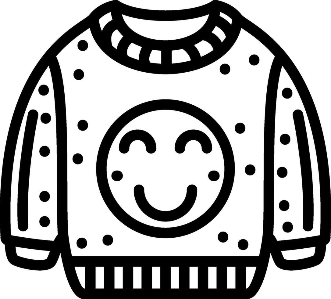 Blushing Face Emoji Sweatshirt vector