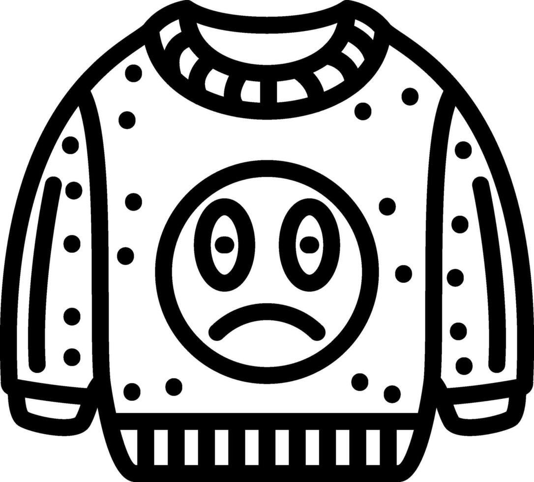 Flushed Red Face Emoji Sweatshirt vector