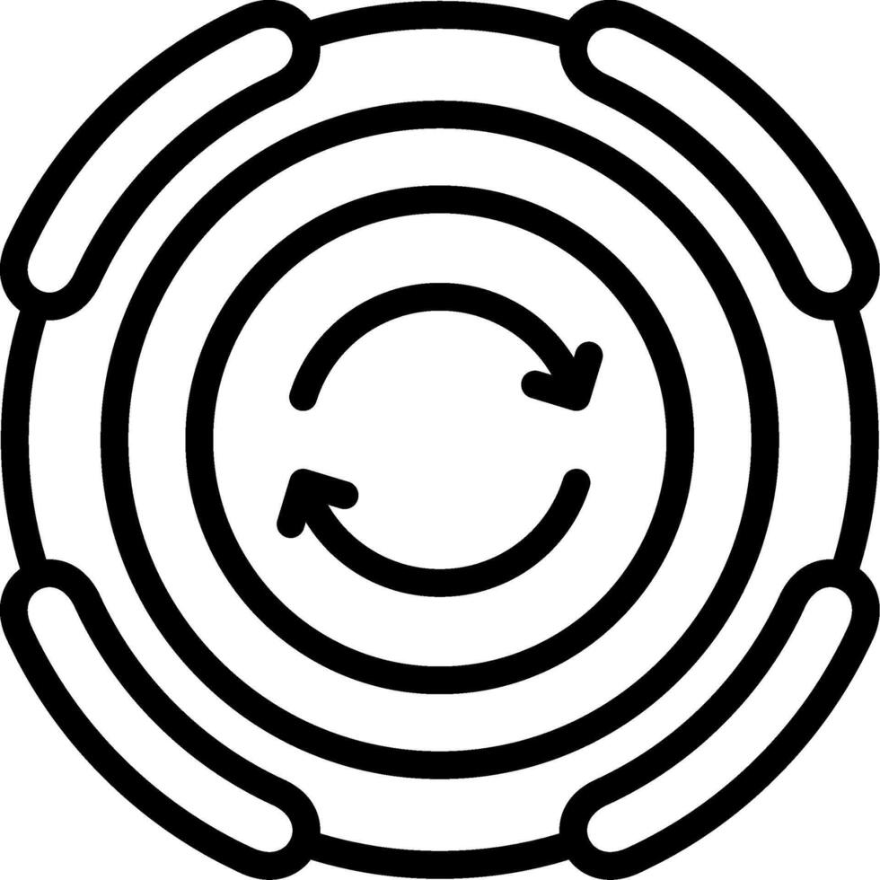 Recycle Reuse Arrow Symbol vector