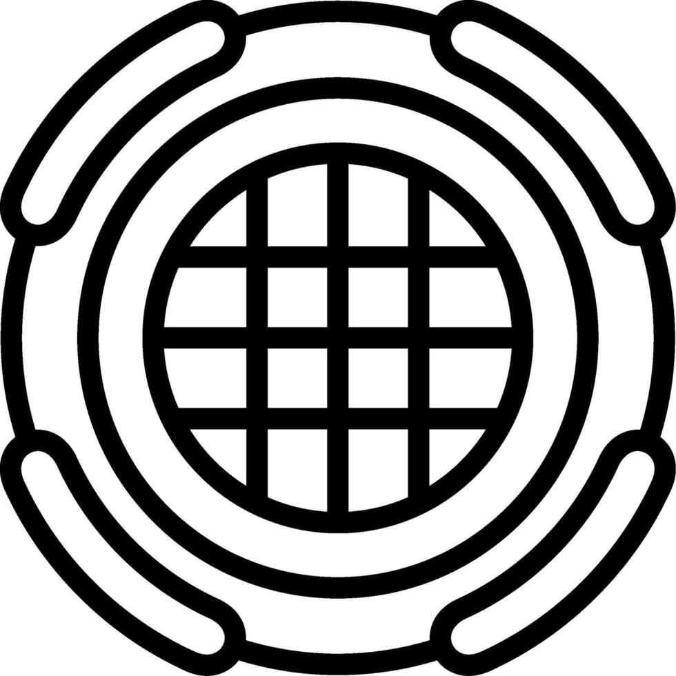 Grid Layout Square Icon vector