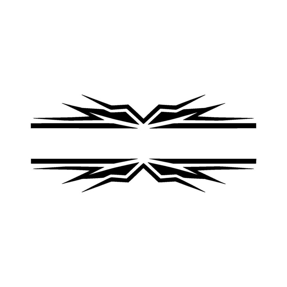 Modern Tribal Element with Text Space. vector